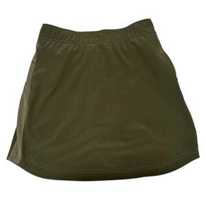 Eddie Bauer Olive Green Athletic Skort Size Small Lightweight Active Skirt